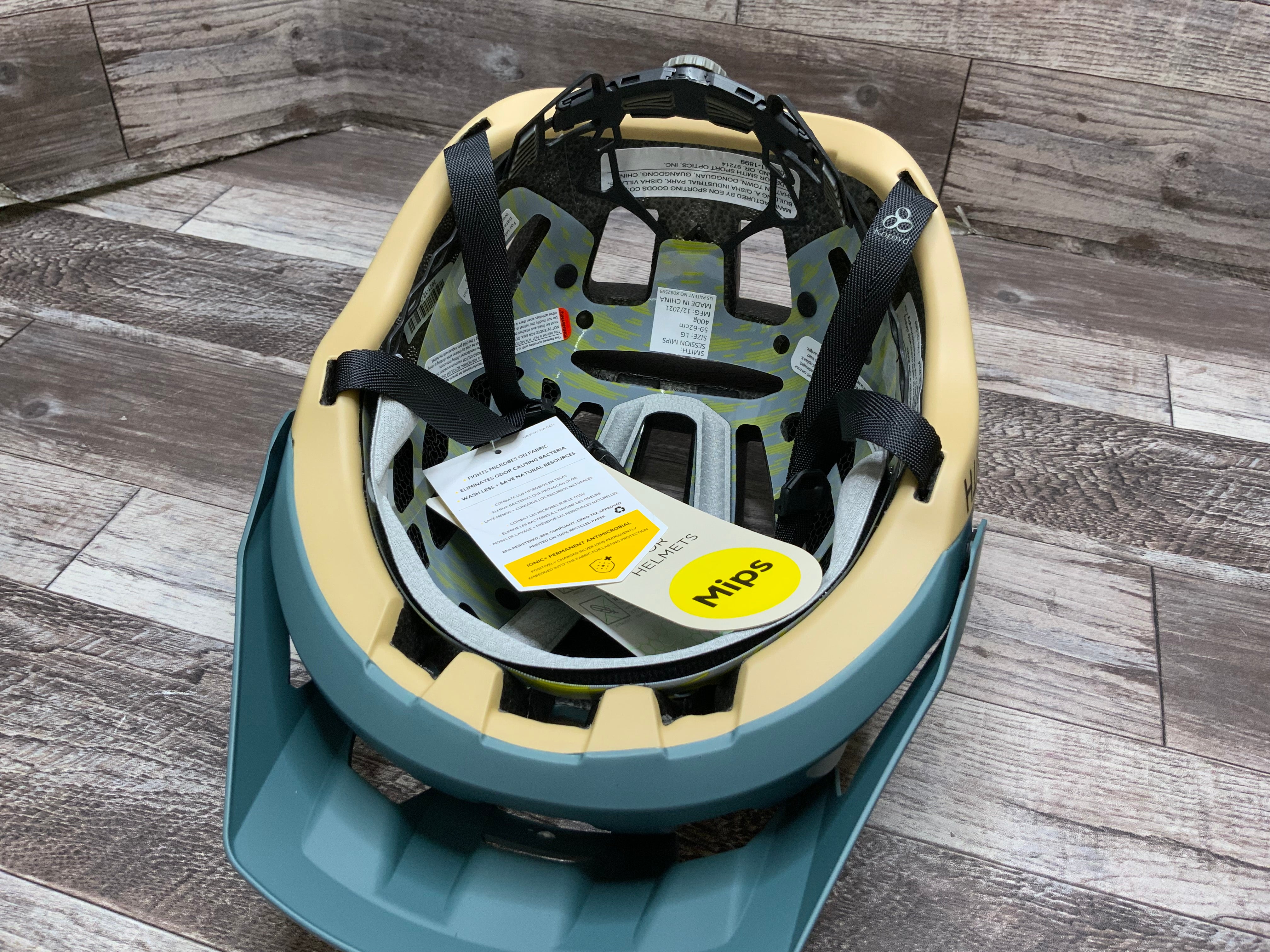 Smith Session MIPS Helmet (Size Large)-(Matte Spruce/Safari/Epinette/Safari Mat) (8100489199854)